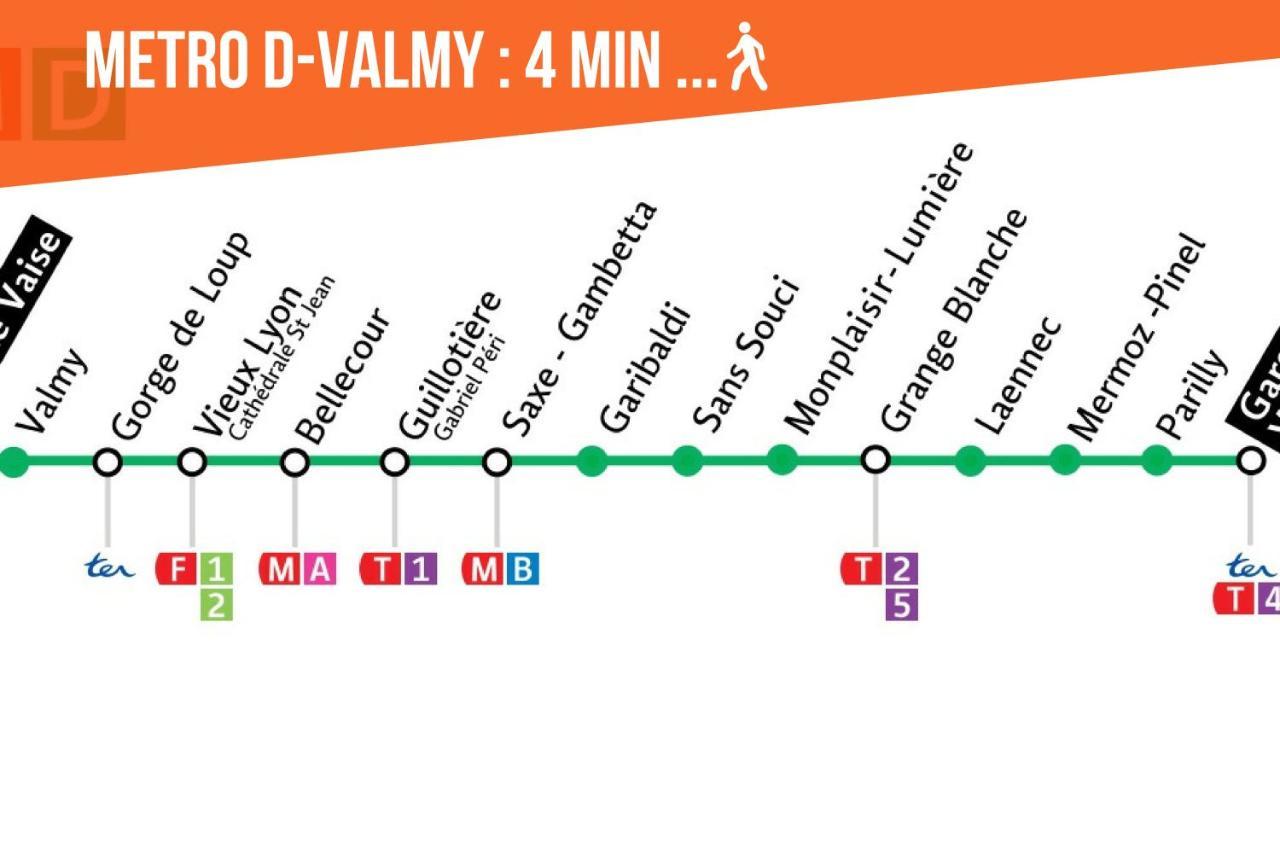 Le 9Eme- Metro Valmy-Homalyon Apartamento Exterior foto